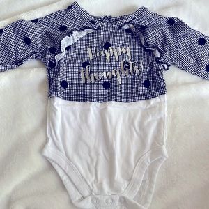 Used once Granimals long sleeve onesie. Size 0-3 months
